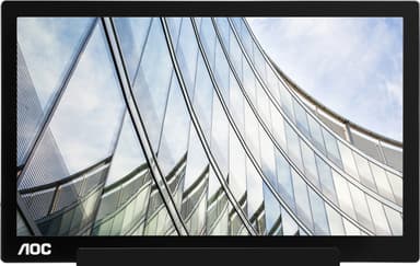 AOC I1601FWUX 15,6" bærbar PC-skjerm (sort)