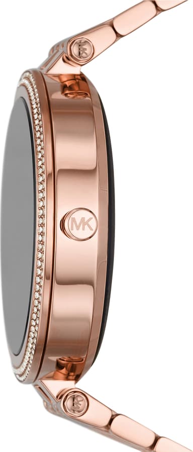 Michael Kors Gen 5E Darci 43mm smartklokke rustfri (pavé rose gold)