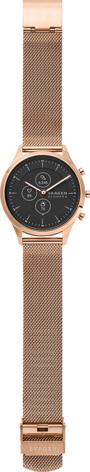 Skagen Jorn Hybrid HR smartwatch 38mm (rosegull/stålmesh)