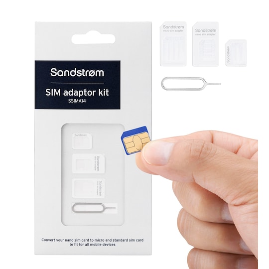 Sandstrøm SIM-kort adapter SSIMA14