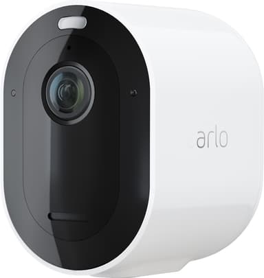 Arlo Pro 4 trådløst 2K QHD kamera 1 pakning (hvit)