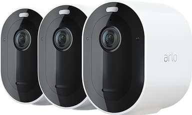 Arlo Pro 4 wireless 2K QHD kamera 3-pakning (hvit)