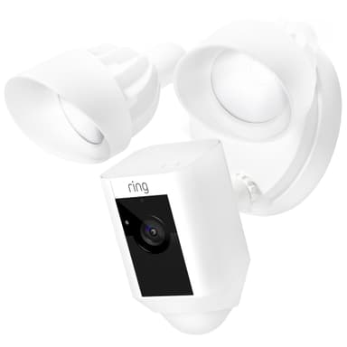 Ring Floodlight Cam sikkerhetskamera (hvit)
