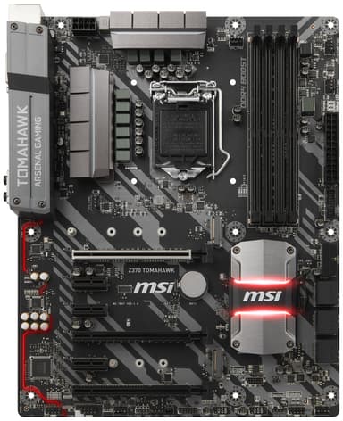 MSI Z370 Tomahawk hovedkort Elkjop Elkjop