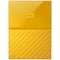 WD My Passport 2 TB bærbar harddisk (gul)