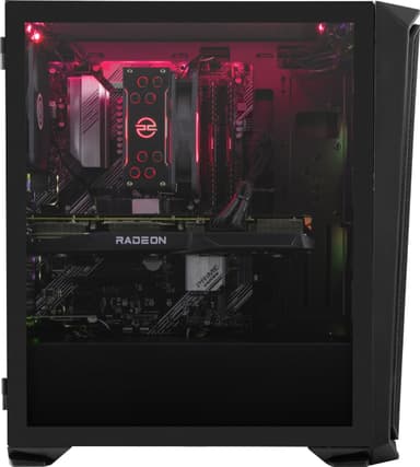 PCSpecialist Tornado A5 XTi R5-5/16/2512/6700XT stasjonær gaming-PC