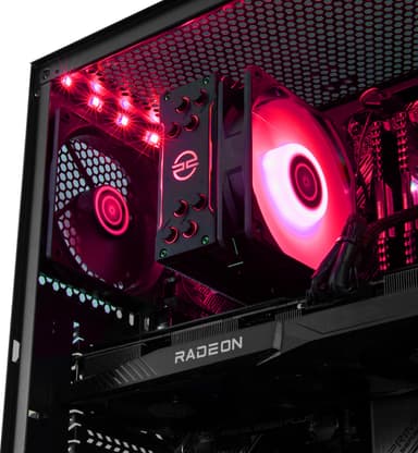 PCSpecialist Tornado A5 XTi R5-5/16/2512/6700XT stasjonær gaming-PC