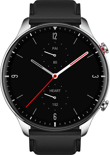 Amazfit GTR 2 Classic Edition stål smartklokke (obsidian black)