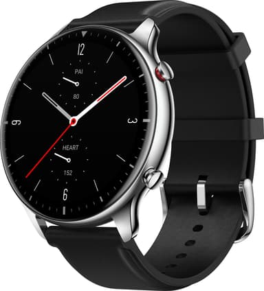 Amazfit GTR 2 Classic Edition stål smartklokke (obsidian black)