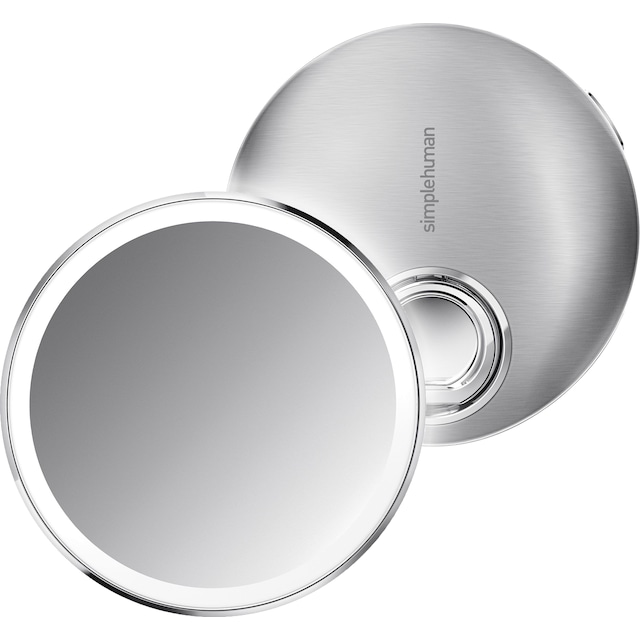Simplehuman sensor kompakt smart kosmetisk speil (børstet stål)