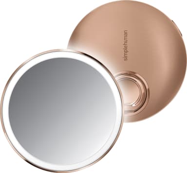 Simplehuman sensor kompakt smart kosmetisk speil (rosegull)