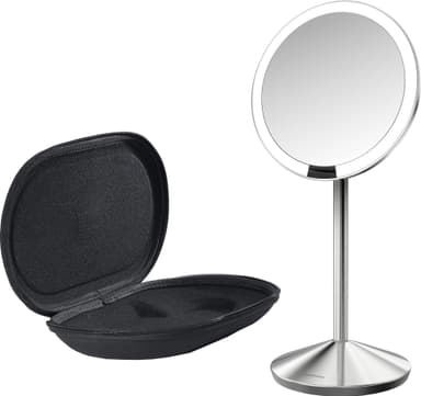 Simplehuman mini sensor smart kosmetisk speil (børstet stål)