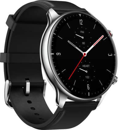 Amazfit GTR 2 Classic Edition stål smartklokke (obsidian black)
