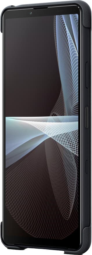 Sony Xperia 10 III Style deksel med stativ (sort)