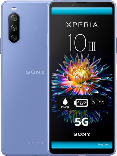 Sony Xperia 10 III - 5G smarttelefon 6/128GB (blå)