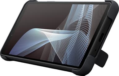 Sony Xperia 10 III Style deksel med stativ (sort)