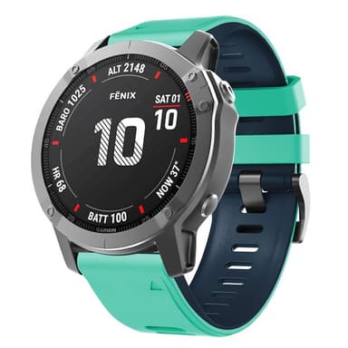 Twin Sport armbånd Garmin Fenix 6X Pro - Mynt/svart