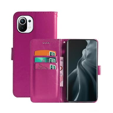 Lommebokdeksel 3-kort Xiaomi Mi 11  - Rosa
