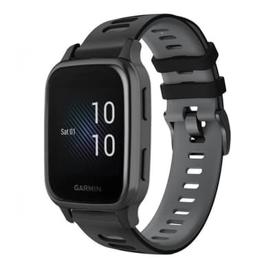 Twin Sport armbånd Garmin Venu Sq Music Edition - Svart/grå