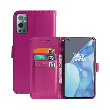 Lommebokdeksel 3-kort OnePlus 9 Pro  - Rosa