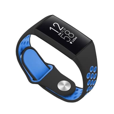 Fitbit Charge 4 EBN Sport armbånd - Svart/blå