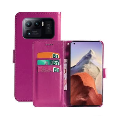 Lommebokdeksel 3-kort Xiaomi Mi 11 Ultra  - Rosa