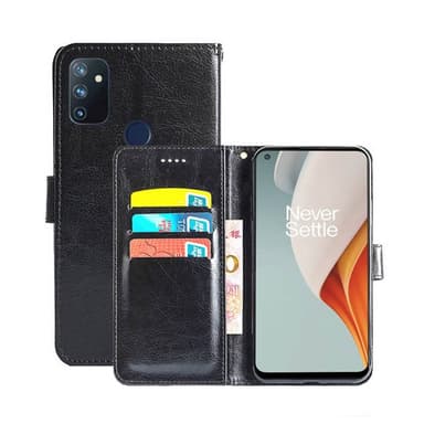 Lommebokdeksel 3-kort OnePlus Nord N100  - Svart