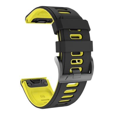 Twin Sport armbånd Garmin Fenix 6X Pro - Svart/gul