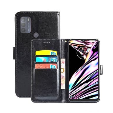 Lommebokdeksel 3-kort Motorola Moto G50  - Svart