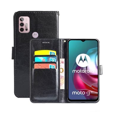Lommebokdeksel 3-kort Motorola Moto G30  - Svart