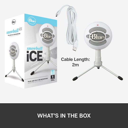 Blue Microphones Snowball iCE USB mikrofon (hvit)
