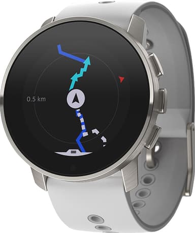 Suunto 9 Peak multisportsklokke  43mm (birch white titanium)