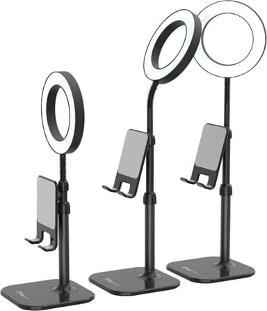 Digip Success smarttelefonstativ og LED-ringlys