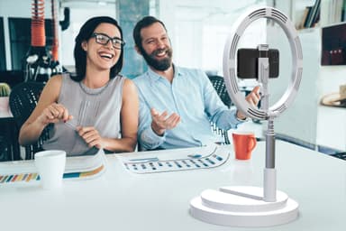 Digip Invisilight stativ og LED-ringlys