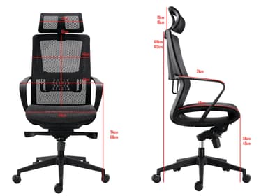 Zen Office 850 ergonomisk kontorstol