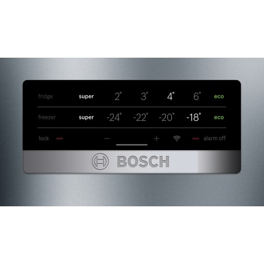 Bosch Serie 4 kombiskap KGN49XIEA (inox)