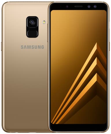 Samsung Galaxy A8 2018 smarttelefon (gull)