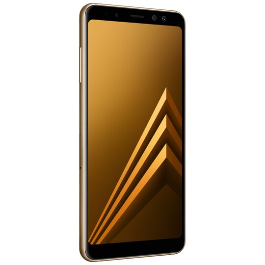 Samsung Galaxy A8 2018 smarttelefon (gull)