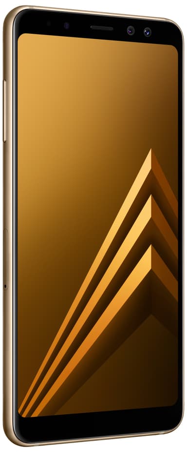 Samsung Galaxy A8 2018 smarttelefon (gull)