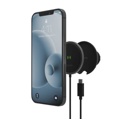 Mophie Mobilholder til bil Snap+ Wireless Vent Mount MagSafe Svart