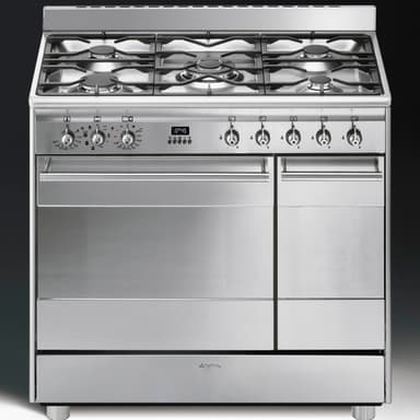 Smeg gasskomfyr SCB92MX8