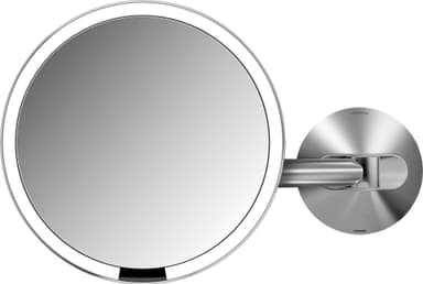 Simplehuman smart sminkespeil med sensor og montering (børstet stål)