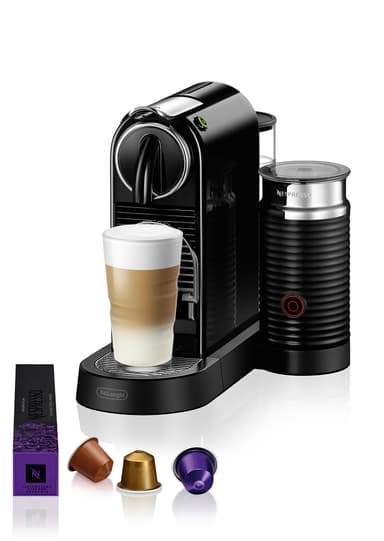 NESPRESSO® CitiZ & Milk kaffemaskin fra DeLonghi, Sort