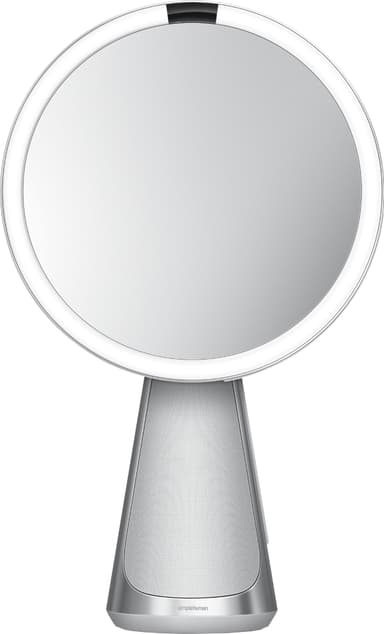 Simplehuman hi-fi alexa sensor smart sminkespeil (børstet stål)
