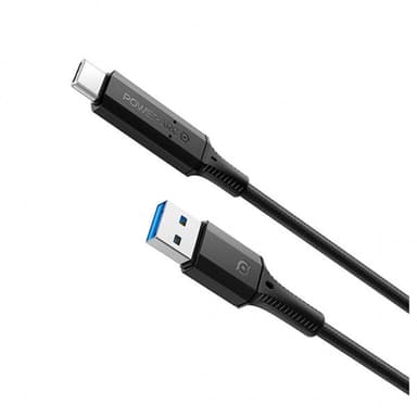 Spigen PowerArc Kabel ArcWire™ USB-A till USB-C 1 meter 2-pakning Svart