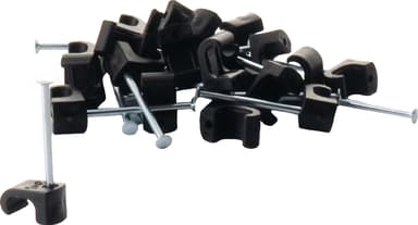 Cable calmp 3x5mm black 25 pcs