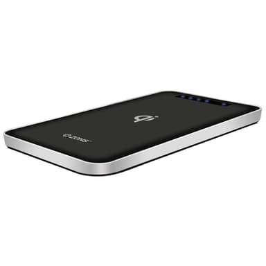 Zens Qi trådløs powerbank (sort) Trådløs lader til mobil Powerbank en trådløs lader til telefoner og nettbrett Elkjøp