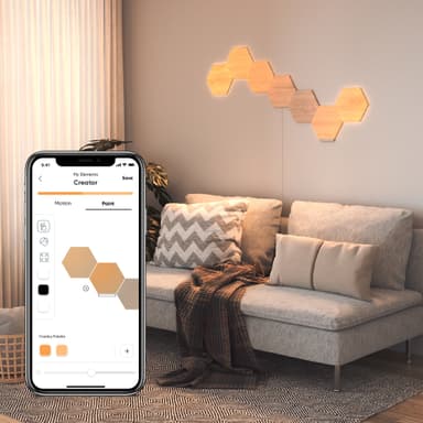 Nanoleaf Elements Wood utvidelsespakke 3301814
