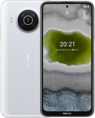 Nokia X10 – 5G smarttelefon 6/64GB (snow)