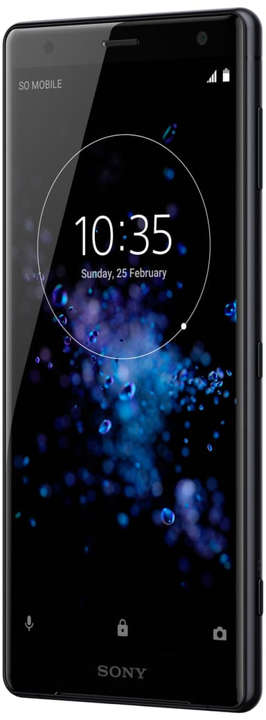 Sony Xperia XZ2 smarttelefon (flytende sort)
